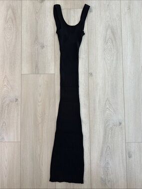 Tigerlily Vida Black Rib Knit Maxi Dress NWT XXS - XS